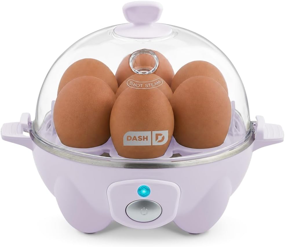 Dash Rapid Egg Cooker, 7 Hard Boiled Eggs, Black