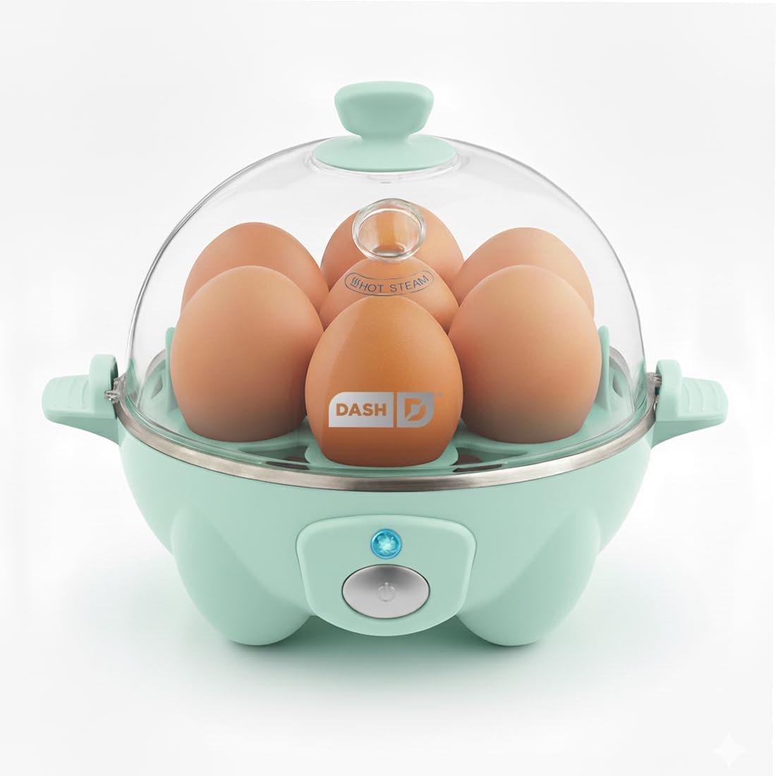 Dash Rapid Egg Cooker, 7 Hard Boiled Eggs, Black