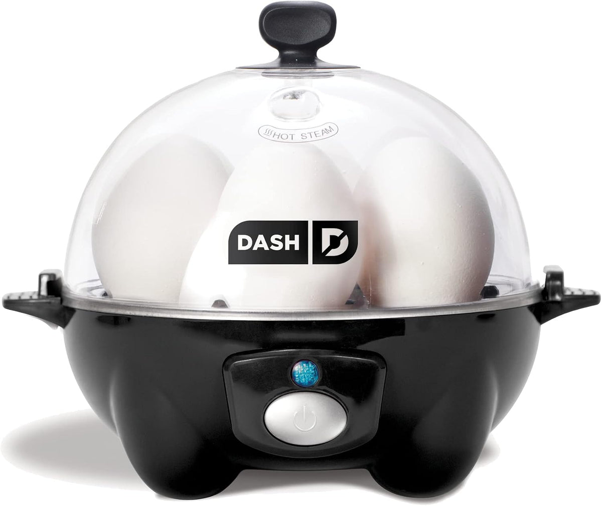 Dash Rapid Egg Cooker, 7 Hard Boiled Eggs, Black
