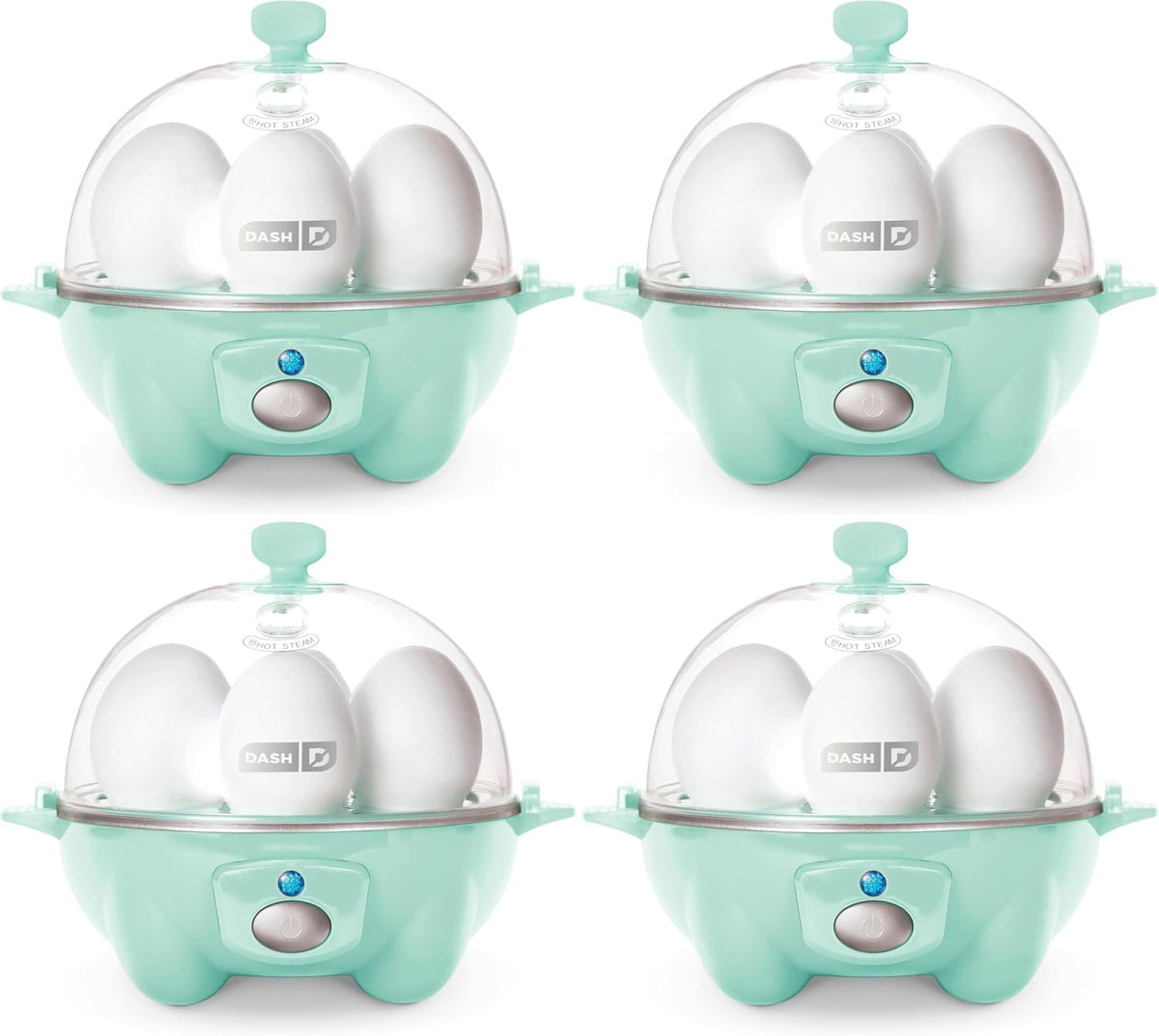 Dash Rapid Egg Cooker, 7 Hard Boiled Eggs, Black